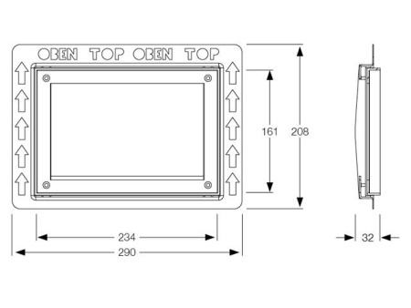 Монтажная рамка для клавиш Mepa V2 421903