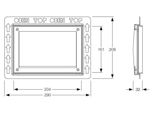 Монтажная рамка для клавиш Mepa V2 421903